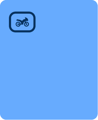 motorcycle hero blue