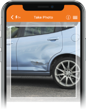 Image of Easy Estimate view in Mobile app - half screen