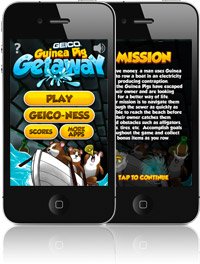 Guinea Pig Getaway iPhone App