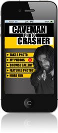 Caveman Photo Crasher Main Menu