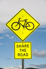 Bicycle road sign Bicycle road sign