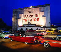 Out to the drive-in