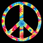 psychedelic peace symbol