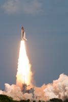 space shuttle take off