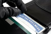 thief stealing wallet