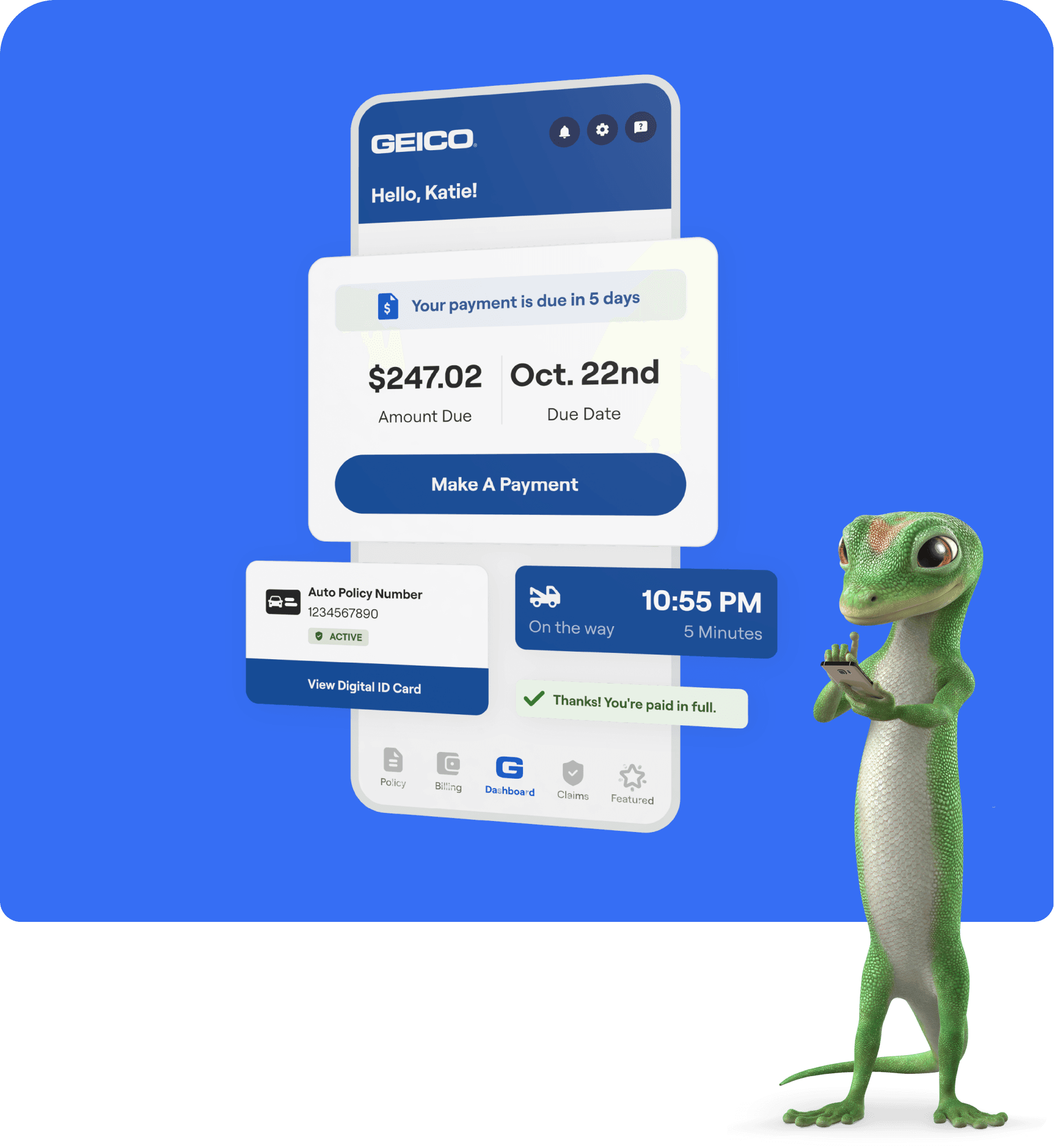 Auto Mobile App CTA