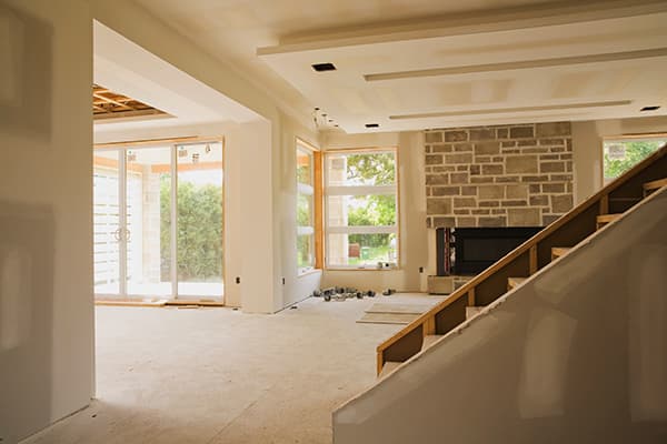 A basement under construction.