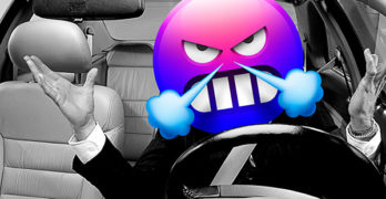angry emoji driver