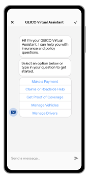 GEICO's virtual assistant