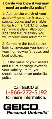 Umbrella Policy Steps