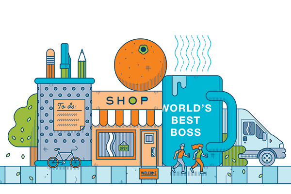 starting small business graphic