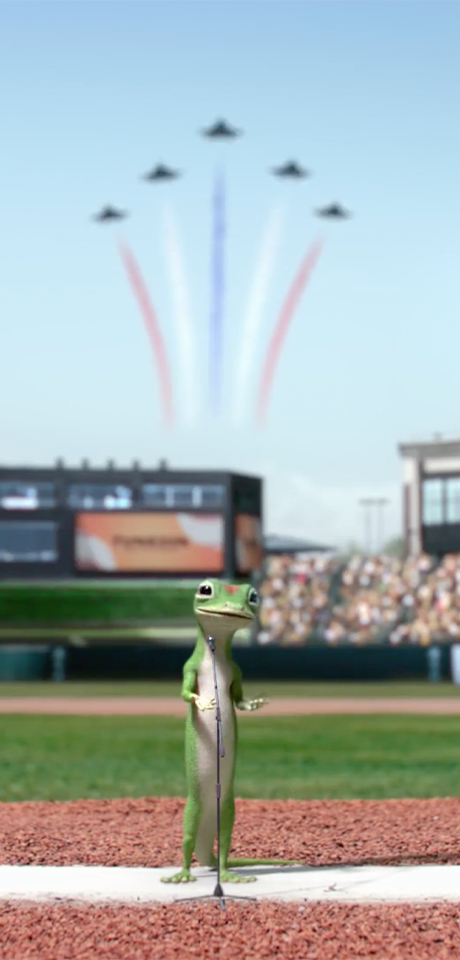 Gecko baseball wallpaper.