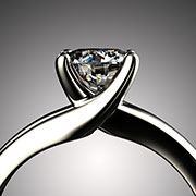 diamond stone set in ring