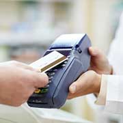 credit card being swiped
