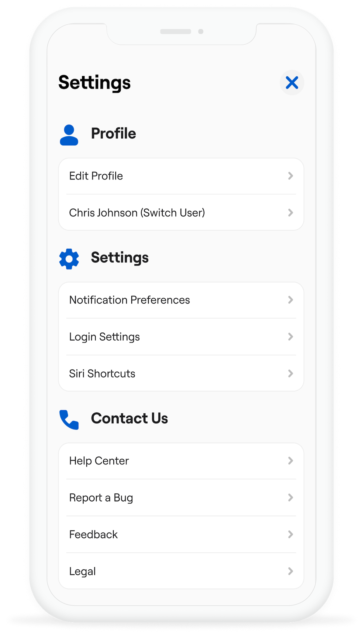 App settings
