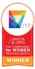 AnitaB.org 2017 women technologists winner ribbon