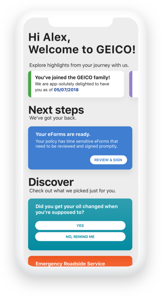 GEICO's Mobile App